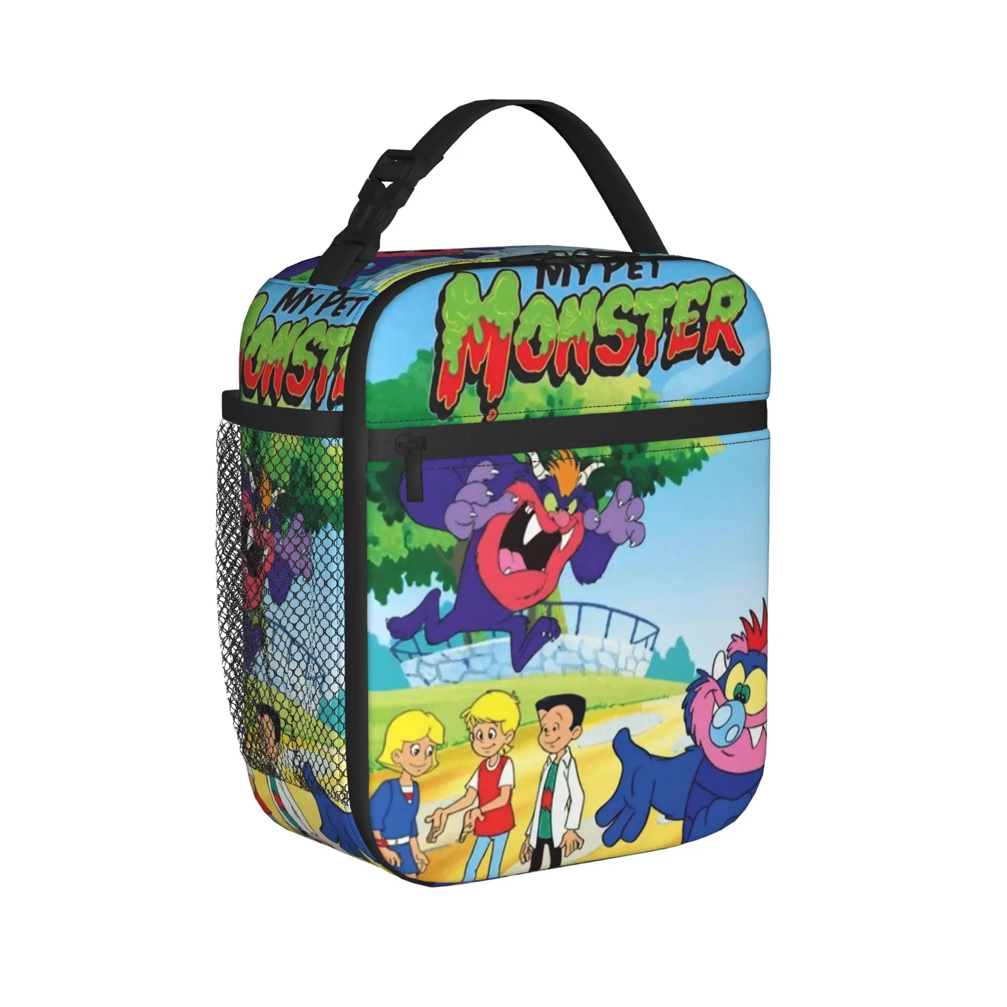Lunch Box My Pet Monsters Cartoon Accessories  Storage Food Box Unique Design Thermal Cooler Bento Box For Work