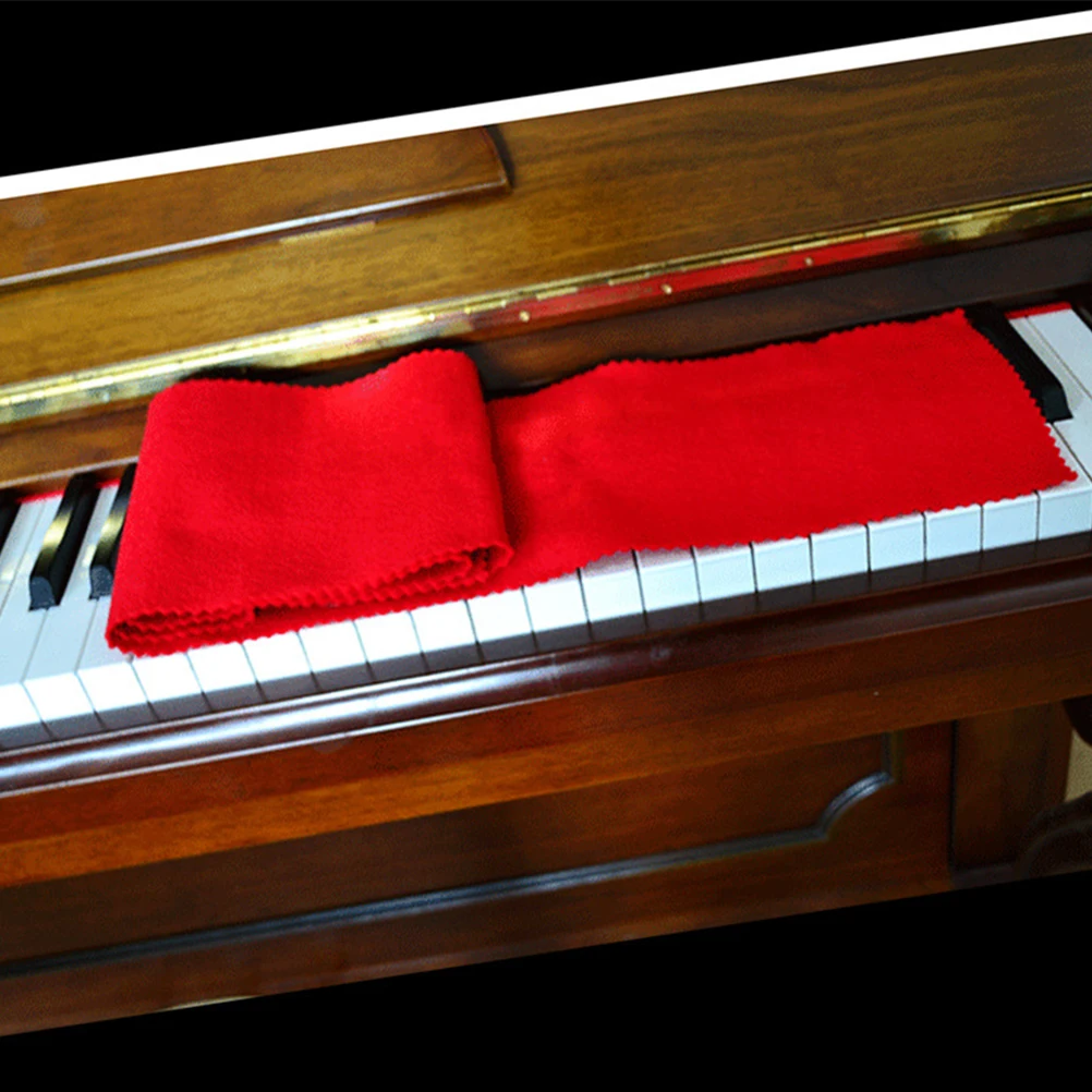 

1PC Piano Cleaning Maintenance Tools Upright Keyboard Cover Dustproof Anti Protectors for Family Kids Cloth Glove