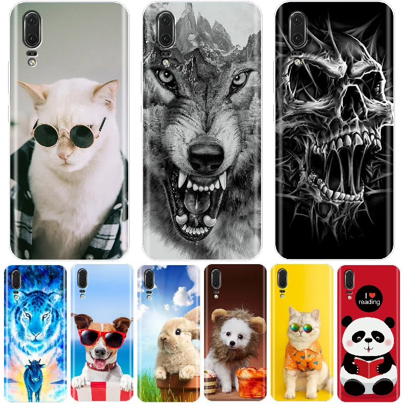 Silicone Case For Huawei P20 Plus Case P20 Pro Lite Shockproof Protective Soft Tpu Back Cover For Huawei P20 Lite Pro Phone Case