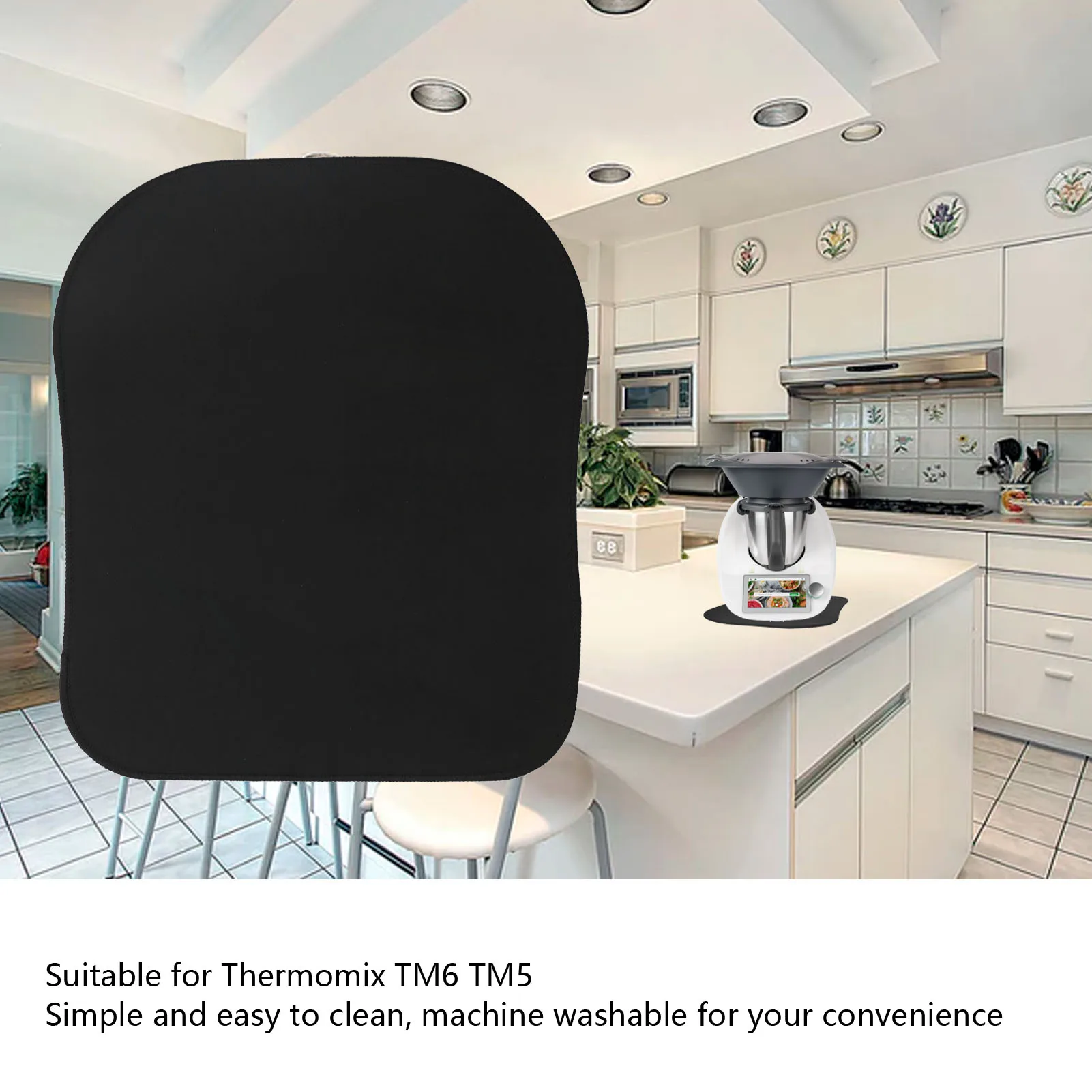 Mixer Sliding Mat 30x35cm Kitchen Appliance Sliding Mat Rubber Machine Washable Housewarming Gift for Kitchen