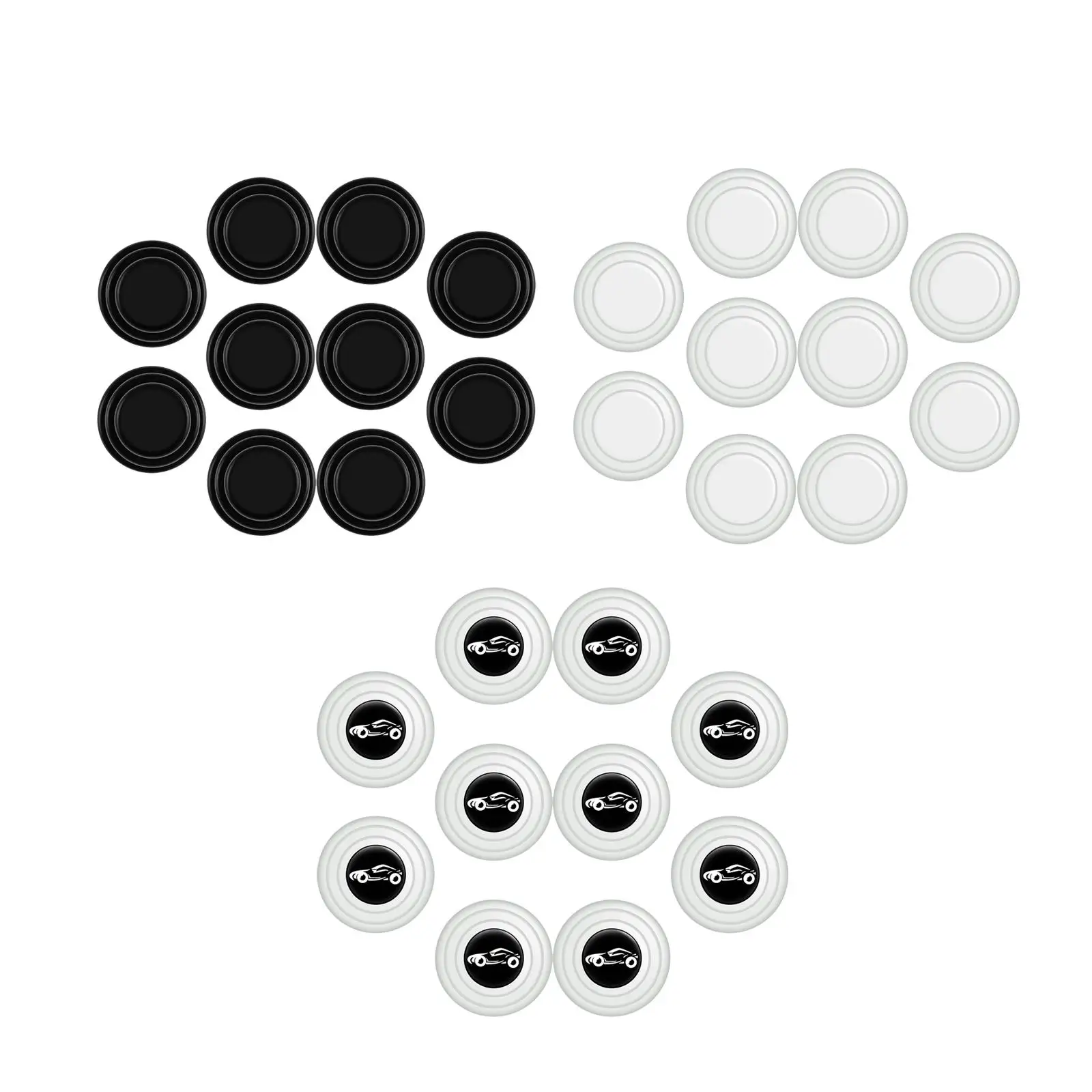 

10 шт., противоударная прокладка для двери автомобиля, универсальная силиконовая накладка, украшение, утолщенная шумопоглощающая буферная подушка для грузовика