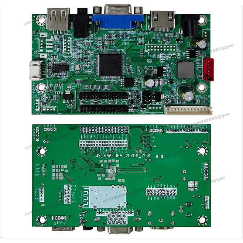 V56 High Definition Multi-function Driver HDMI + 2USB + VGA Supports 2 Channels of LVDS Signal Output Point Screen At  Same Time