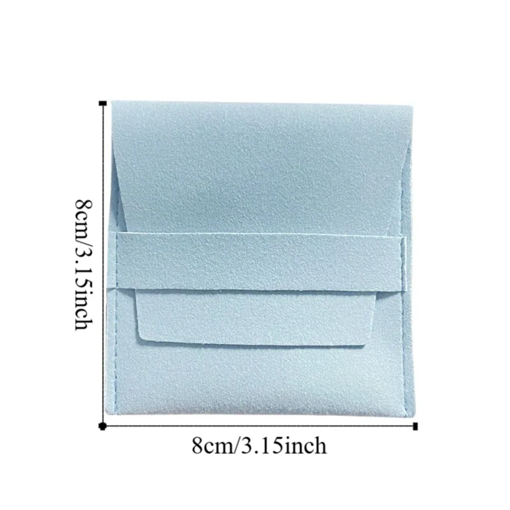 10PCS Halskette Ringe Schmuck Verpackung Tasche Ohrringe Armband Mini Geldbörse Schmuck Lagerung Tasche Halter Samt Schmuck Organizer Mädchen