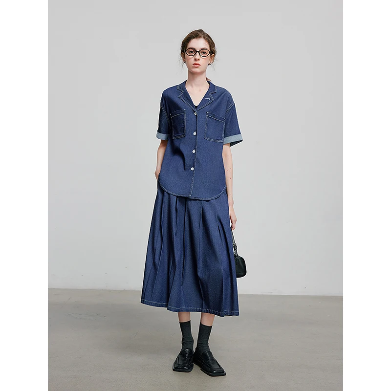 TOYOUTH Women Skirt 2025 Spring New Skirt 8512049
