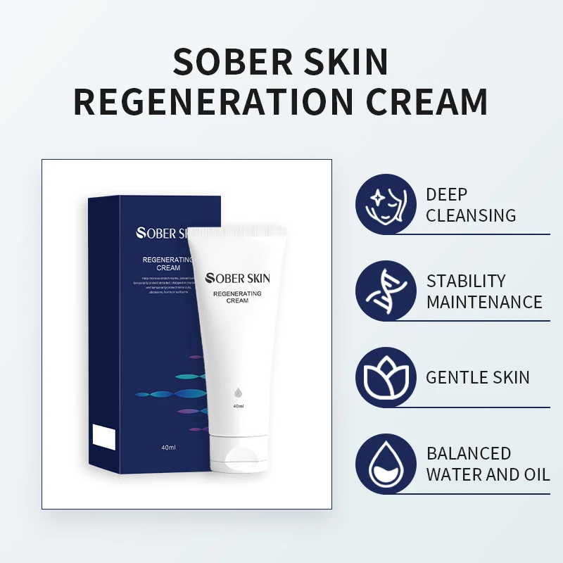 Sober-Crème de régénération de la peau, après soin, document de tatouage, peau lisse, fournitures de tatouage, outils de maquillage en continu, beauté, dominoration