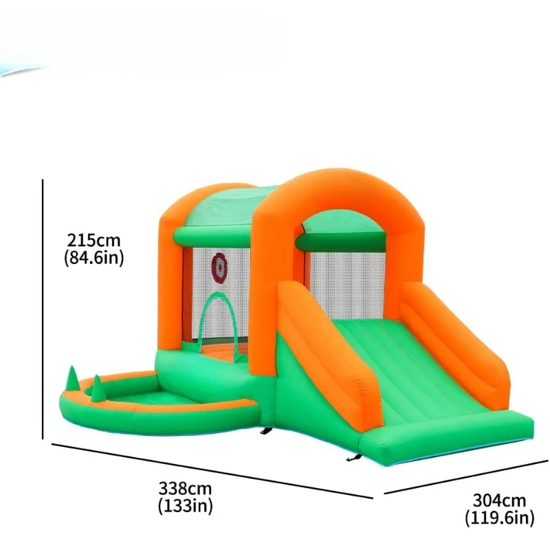 Bounce House Inflatable Slide with Party Light Blow up Bouncy House Jumping Castle for Indoor or Outdoor