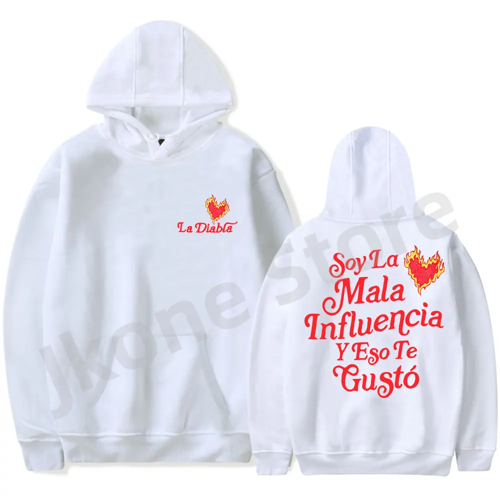 La Diabla Hoodies Poco A Poco Tour Merch Pullovers Women Men Fashion Casual Long Sleeve Sweatshirts