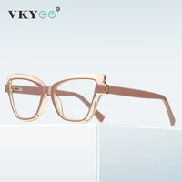 VICKY, diseño de marco de moda Simple geométrico personalizado, prescripción personalizable, gafas de lectura antiluz azul para ordenador 2219
