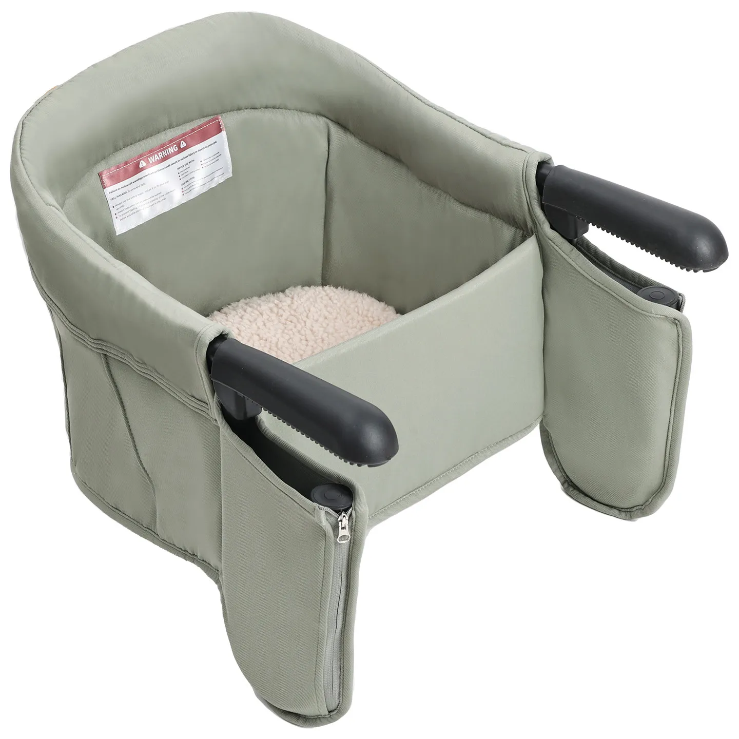 ZHAYA Portable Foldable Pet Dining Table Clip On Dog Chair Space Saving Compact Travel Eating Feeder Small Puppy