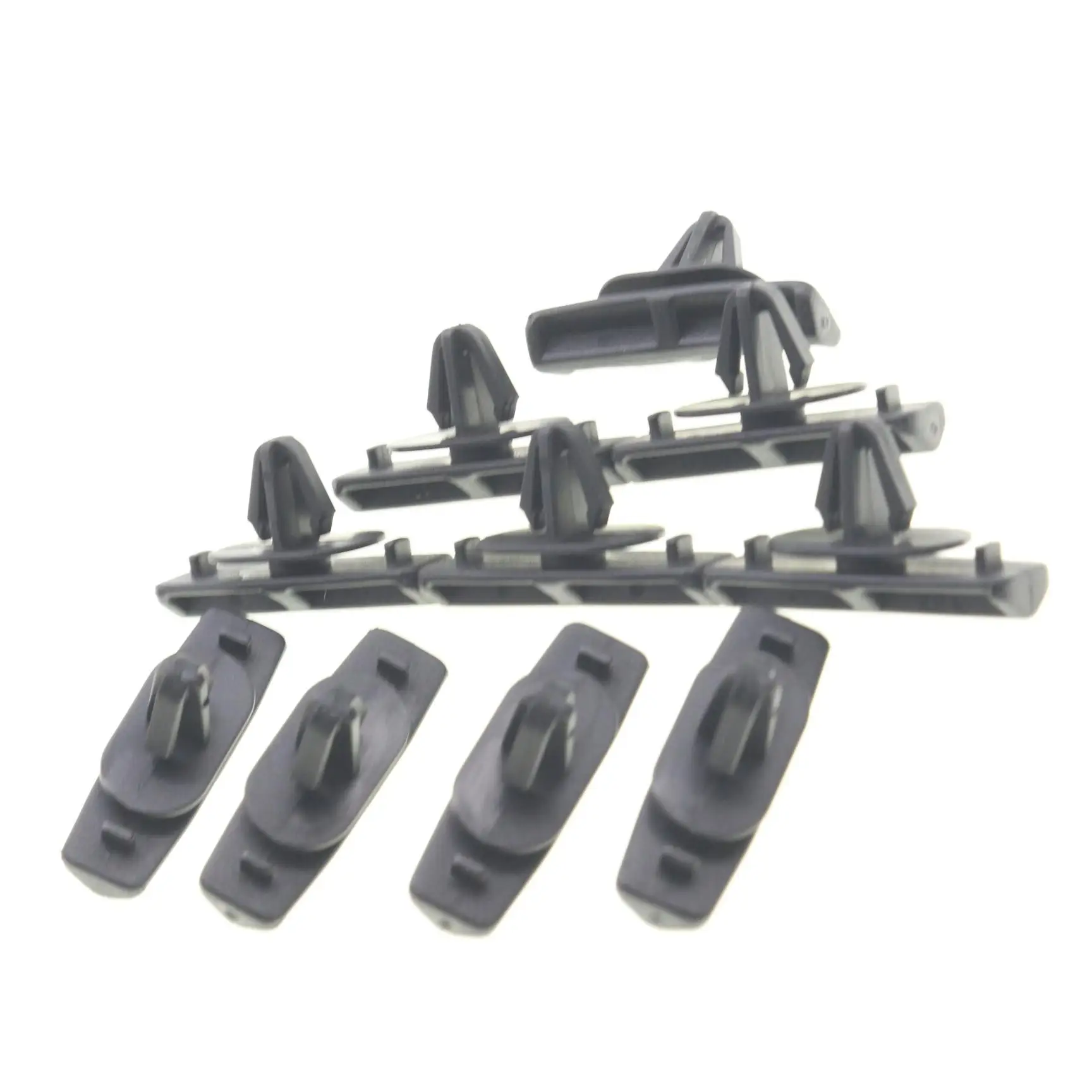 10 Pcs Fender Flare Push Mount Clips For Dodge Ram Jeep Wrangler Liberty Body Moulding Retainer 55156447AB Black Nylon Fastener