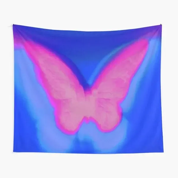 Y2K Butterfly Pink  Tapestry Bedspread Beautiful Printed Hanging Home Blanket Wall Yoga Living Decoration Travel Bedroom Art Mat