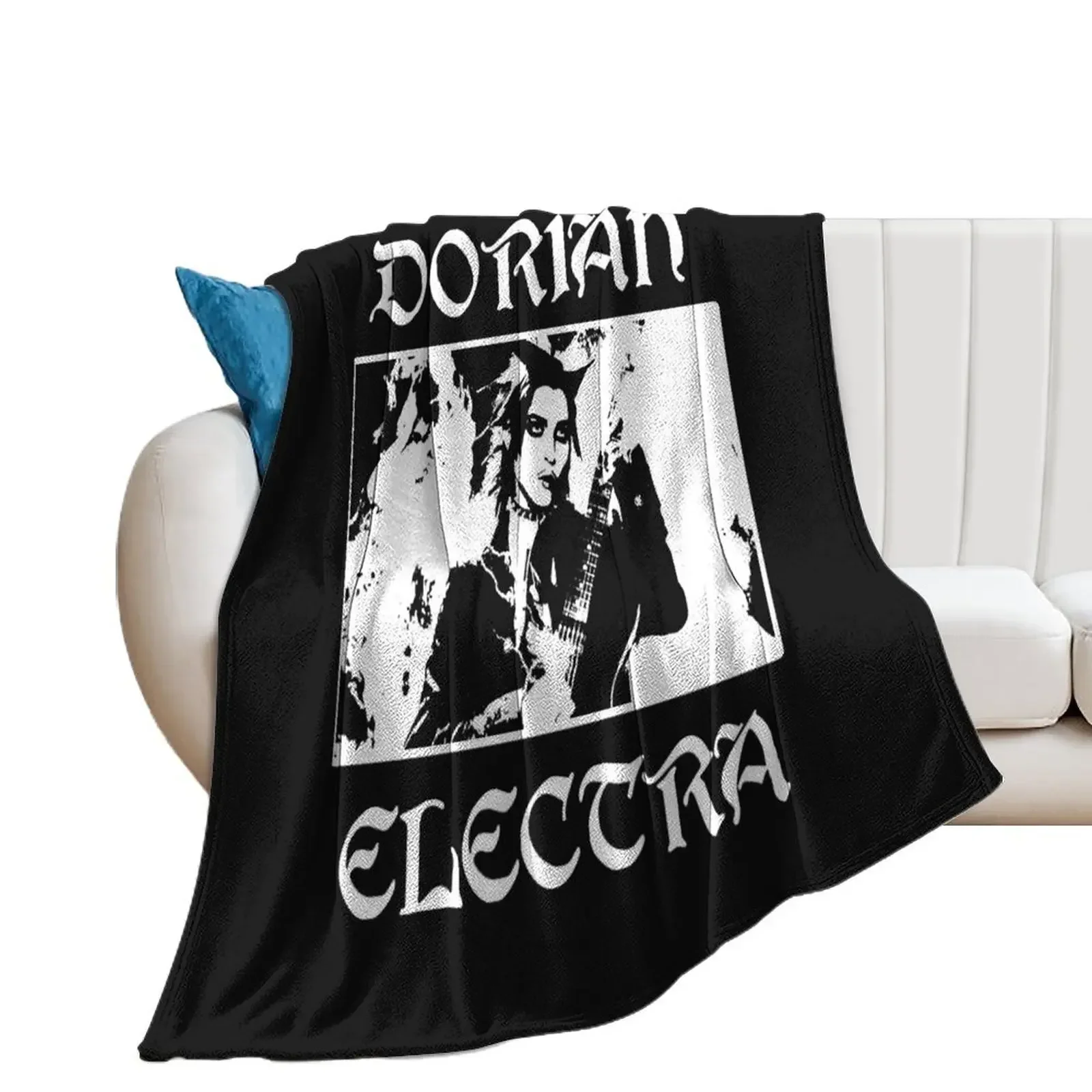 Dorian Electra Metal Classic T-Shirt Essential T-Shirt Throw Blanket Plaid Decorative Throw For Baby Blankets