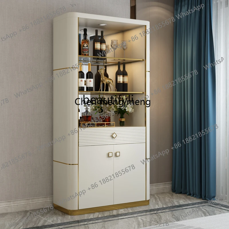 

Лидер продаж, легкий роскошный винный шкаф у стены, столовая, шкафчик, итальянская гостиная, современная перегородка, обеденная боковая отделка