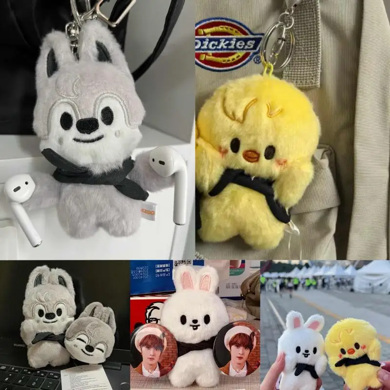 12Cm Stay Skz Peripheral Fan Gifts Plush Toys Doll Pendants Boys and Girls Bag Pendants Bang Chan Leeknow Changbin