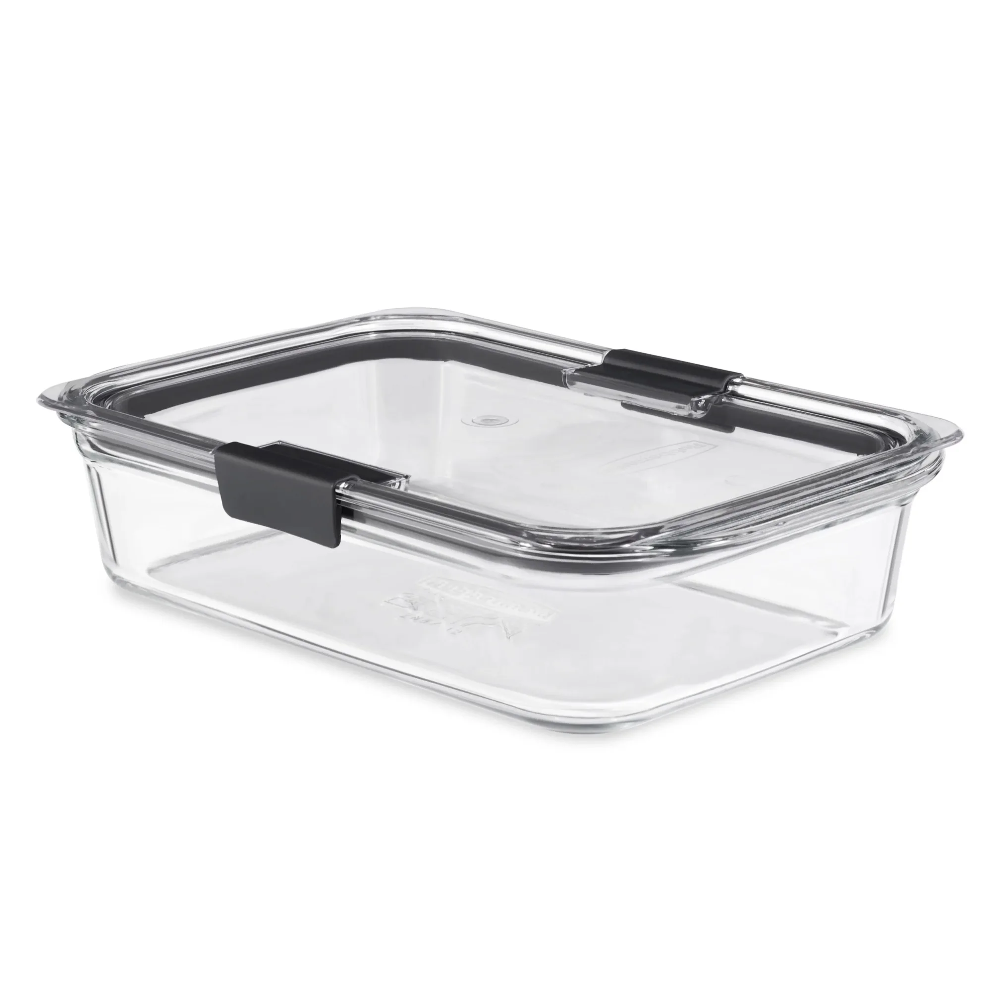 

(2 pack) Glass Food Storage Container with Lid, Leak Proof, 8-Cup