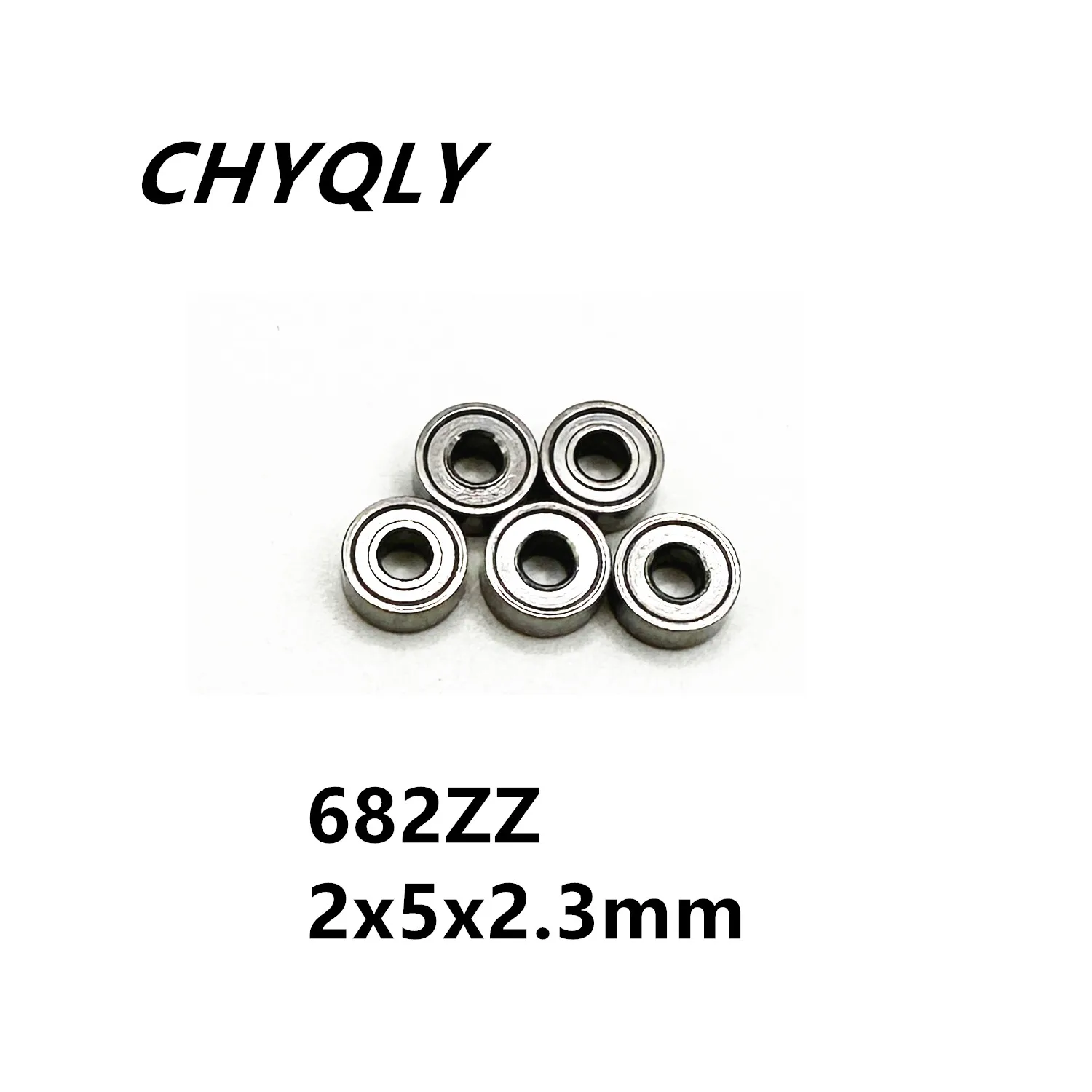 50Pcs 682ZZ 2x5x2.3mm Deep Groove Ball Bearing Miniature Bearing High Quality Model Aircraft 682Z