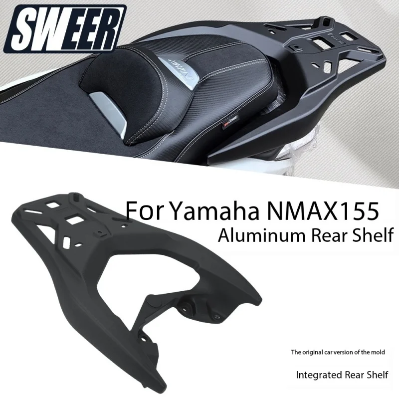 

Motorcycle Rear Cargo Luggage Rack Extended Bar Carrier Top Box Bracket Plate for Yamaha NMAX155 Accessories 2021-2023