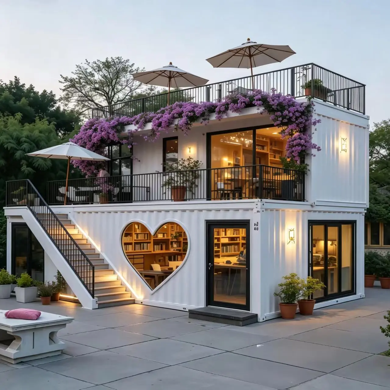 Expandable 20FT/40FT Prefabricated Steel Container Home Outdoor Villa Foldable Living Space for Home Expansion