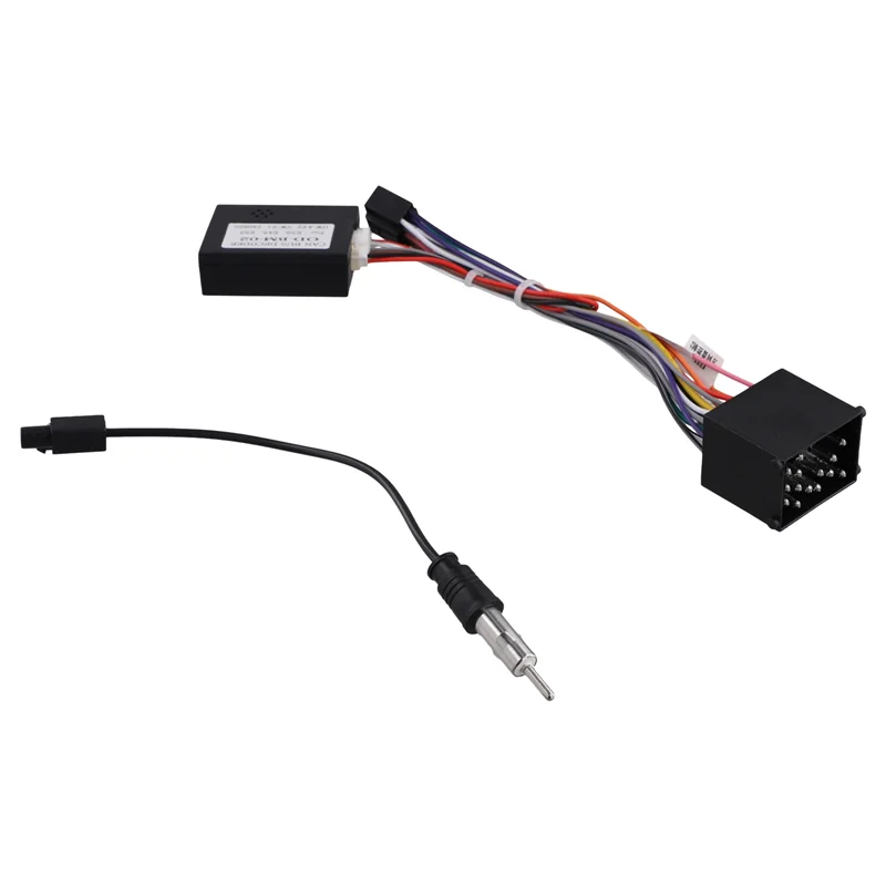 

Автомобильный адаптер ABTD, декодер коробки Canbus с жгутом проводов, радиокабель питания для BMW E39 E46 E53 X5 5 серии OD-BM-02