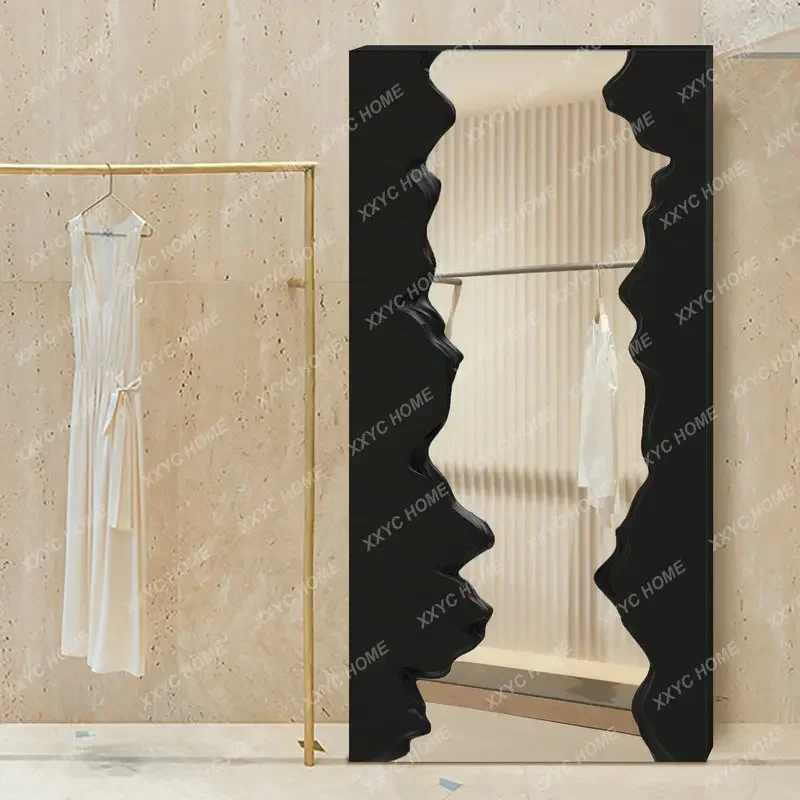 NN Wall hanging water ripple home villa visual decoration ins wind full body mirror