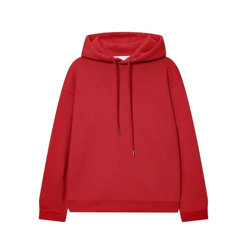 

Повседневная толстовка с капюшоном для пилота, красная свободная женская теплая футболка, модная свободная уличная одежда с длинными рукавами, спортивный пуловер