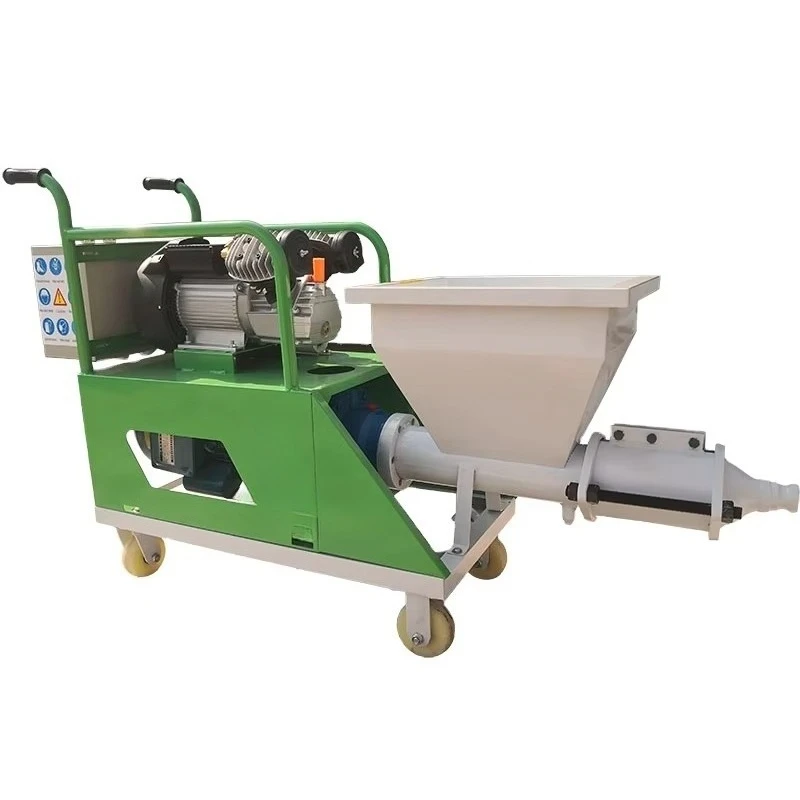 Mortar Spray Machine High Output Plastering Pump Fast Operation for Time Saving Construction Work Mortar Spray Machine