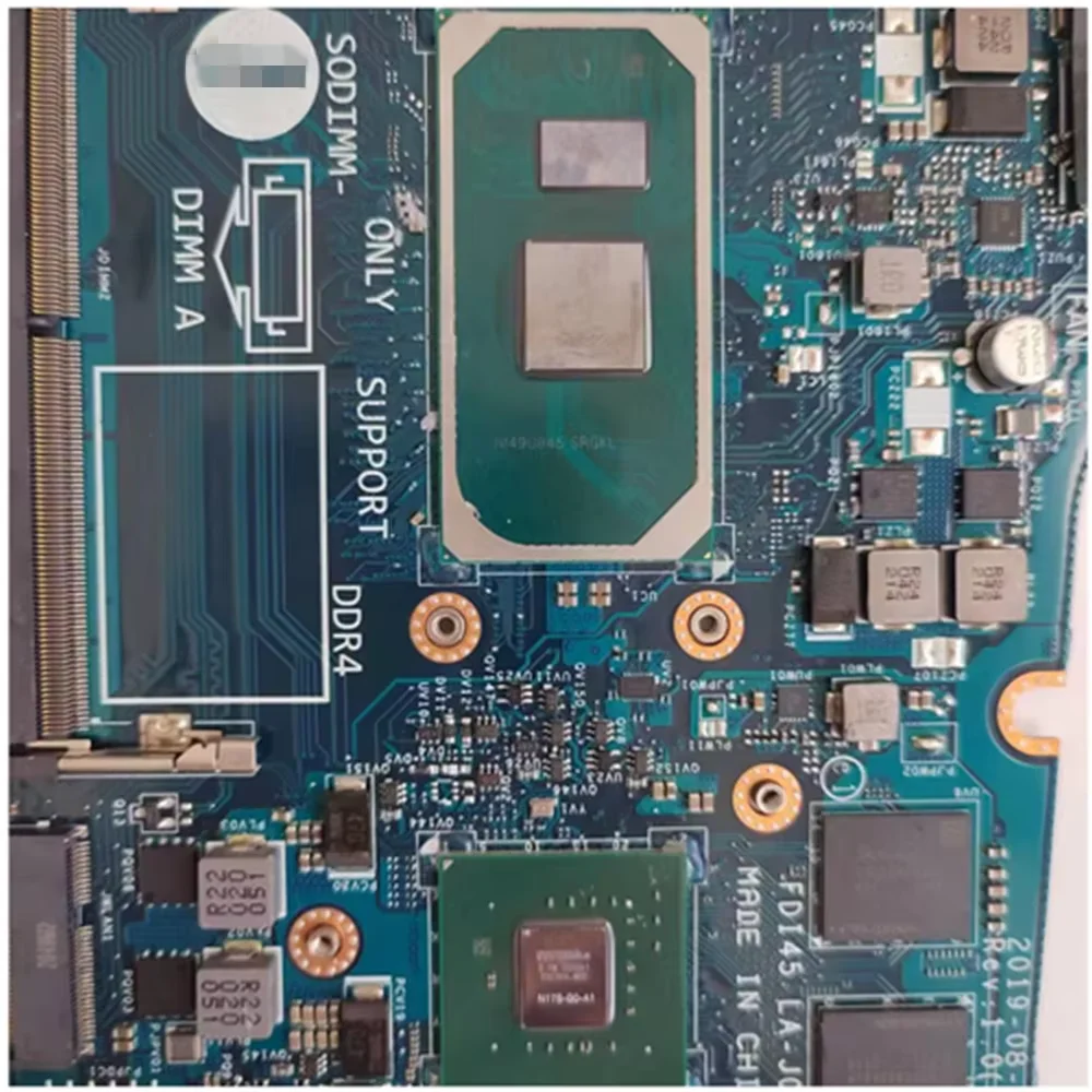 LA-J091P Dell Inspiron 3493 3593 5493 5593 노트북 마더보드 CPU i5 i7 CN-0N18YD N18YD 7PV6Y 07PV6Y 100% 테스트 OK