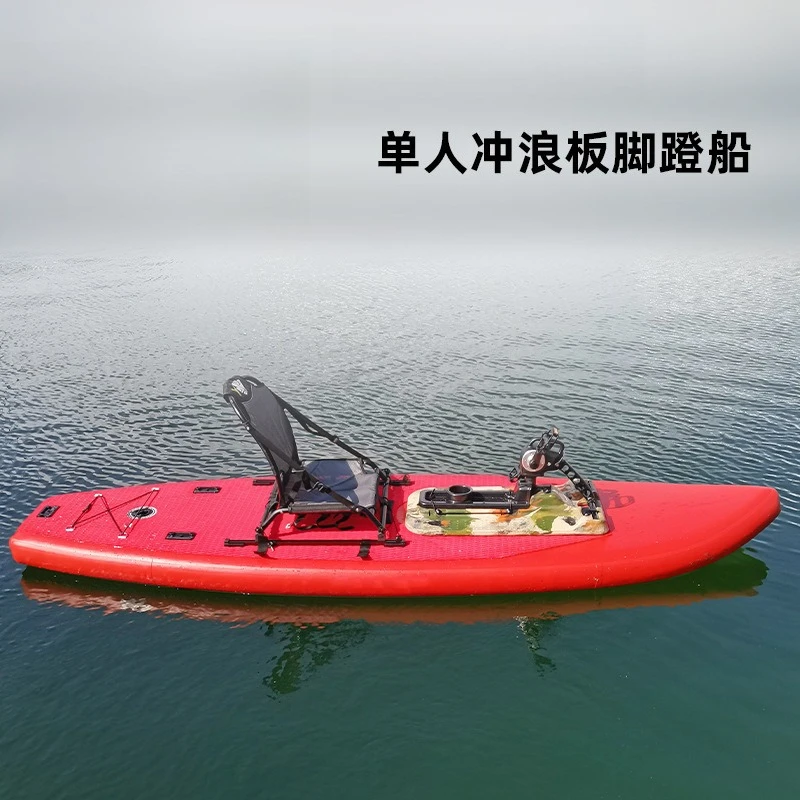 SUP water sports water bike, inflatable portable water bike paddle board in tourist attractions