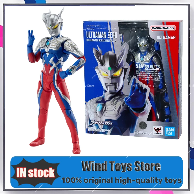 

В наличии Bandai Original SHF ULTRAMAN ZERO NEW GENERATION STARS View Аниме Фигурка Модель, Готовая игрушка, Подарок для детей