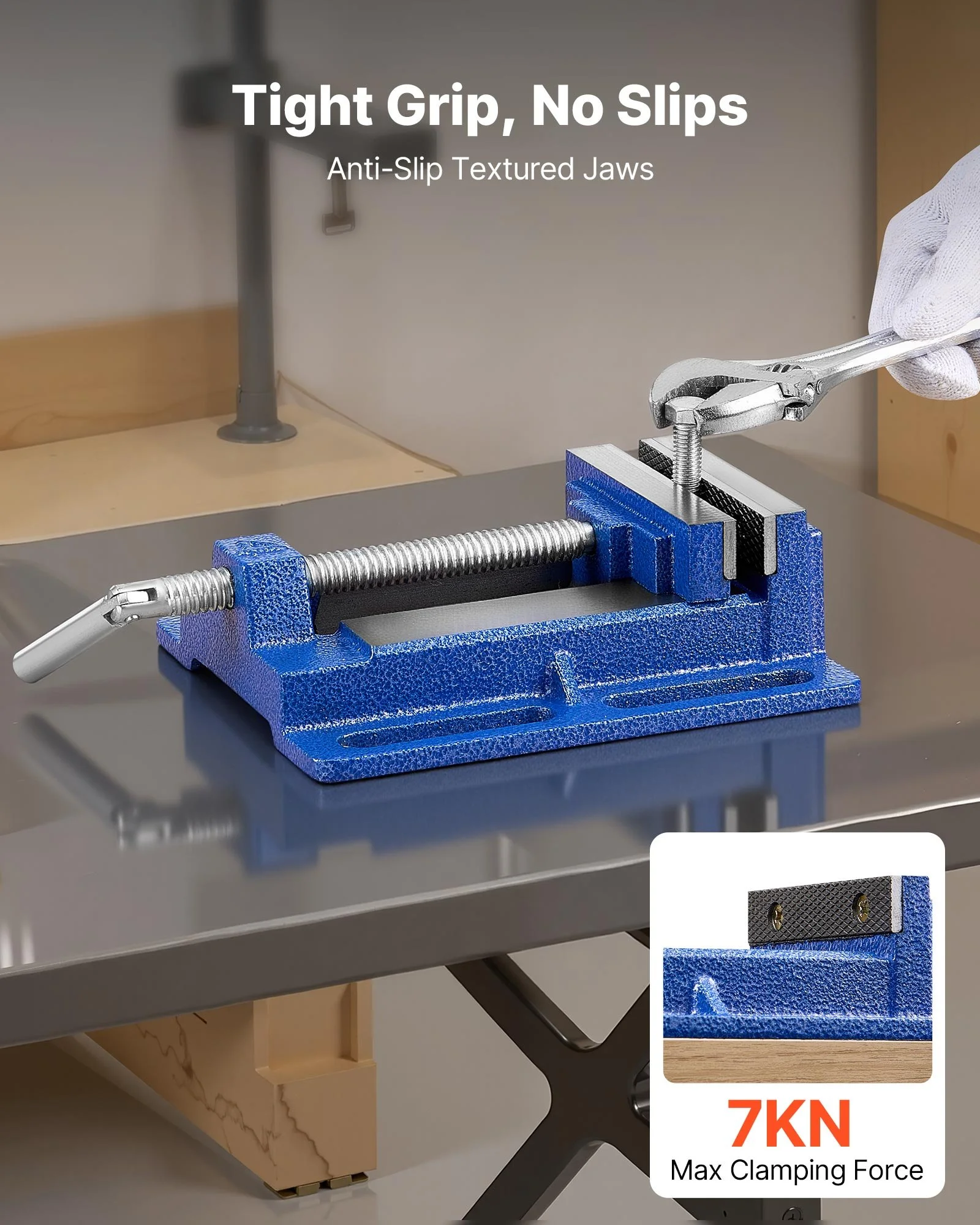 Woodworking Vise For Workbench - Drill Bench Vise 6 Inch /