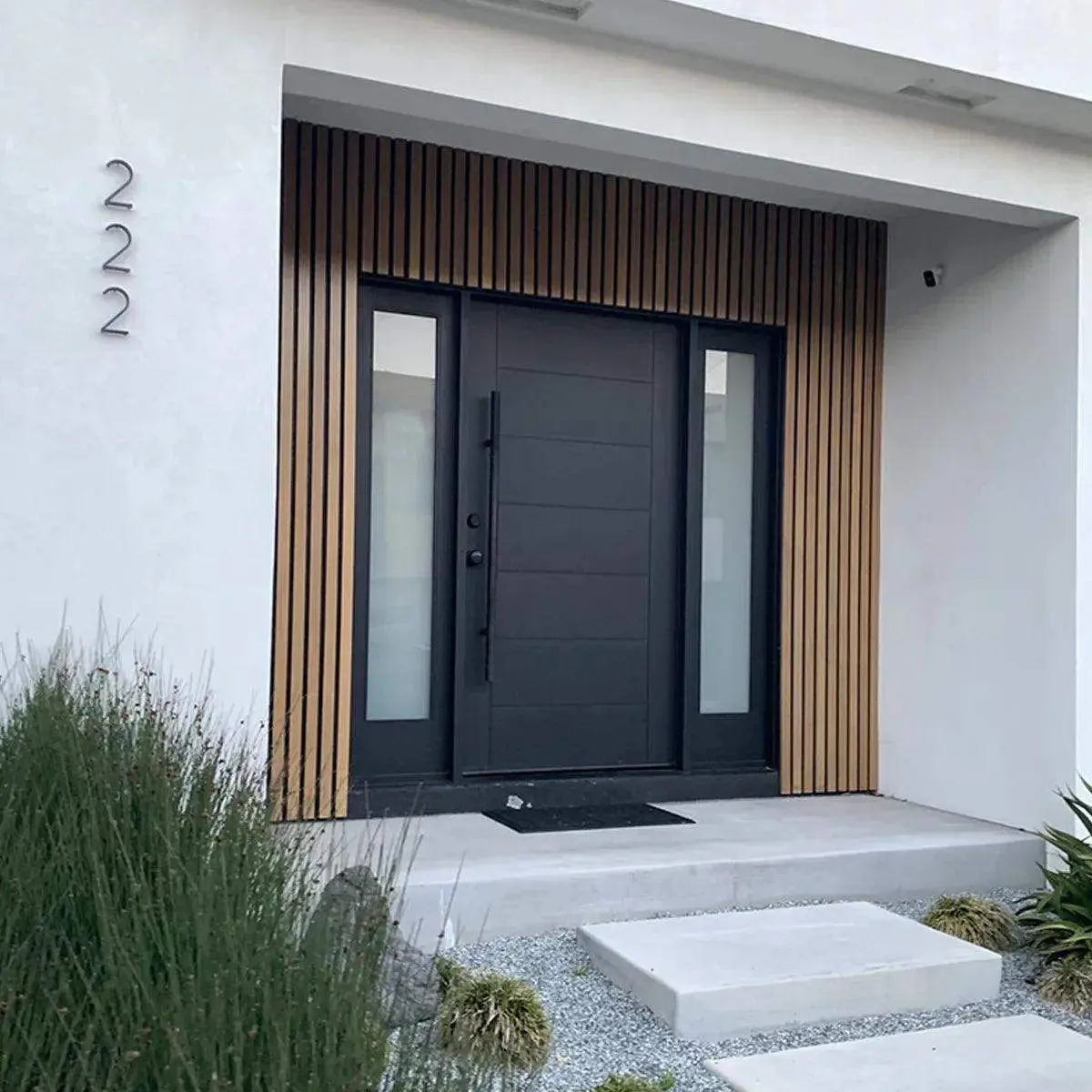 

Residential Entry Door Durable Eco-Friendly Waterproof Wood Grain Customized Anti Thief Exterior Main Entry Front Pivot Doors
