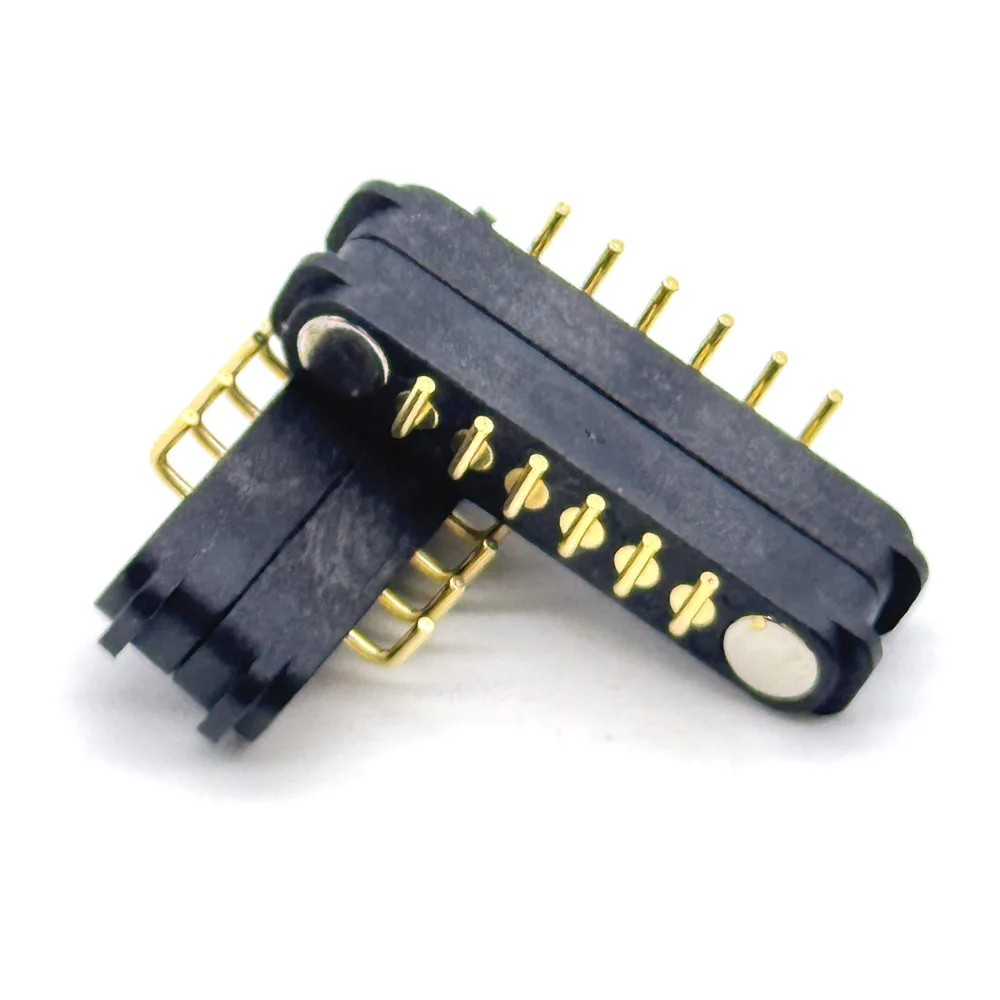 10sets Magnetic Pogo Pin Connector 2/10P Pogopin Male Female 2.54  4.0 2.8 Spring Loaded DC Magnet Connector Power Socket