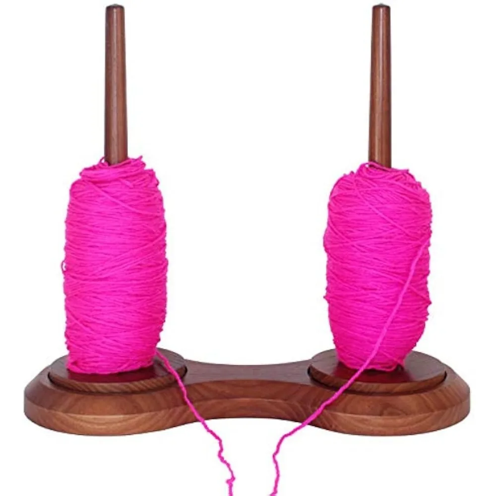 Imagem -05 - Barva Pesoed Double Yarn Ball Holder Rolamento Avançado Mecanismo de Torção Melhorado Anti-slip Pads Tricô Crochet Spindle