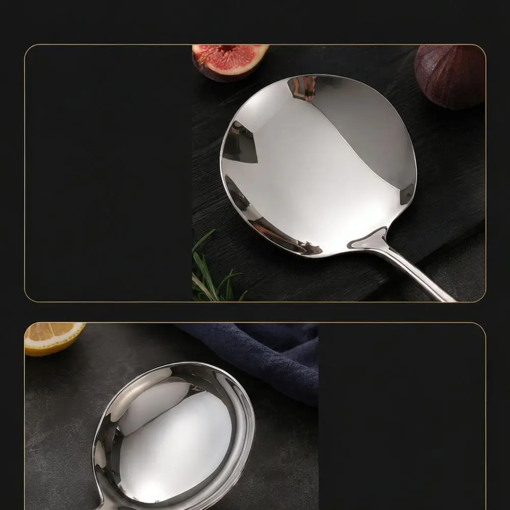 Stainless Steel Cooking Utensil Set Heat Resistant Kitchen Gadgets Soup Ladle Spatula Tools For Efficient Cooking Prep