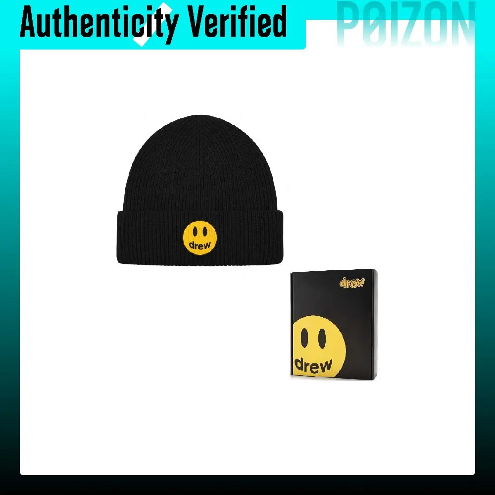 Drew House Smiley Collection Polyester Acrylic Nylon Beanies Unisex DH-CA2620