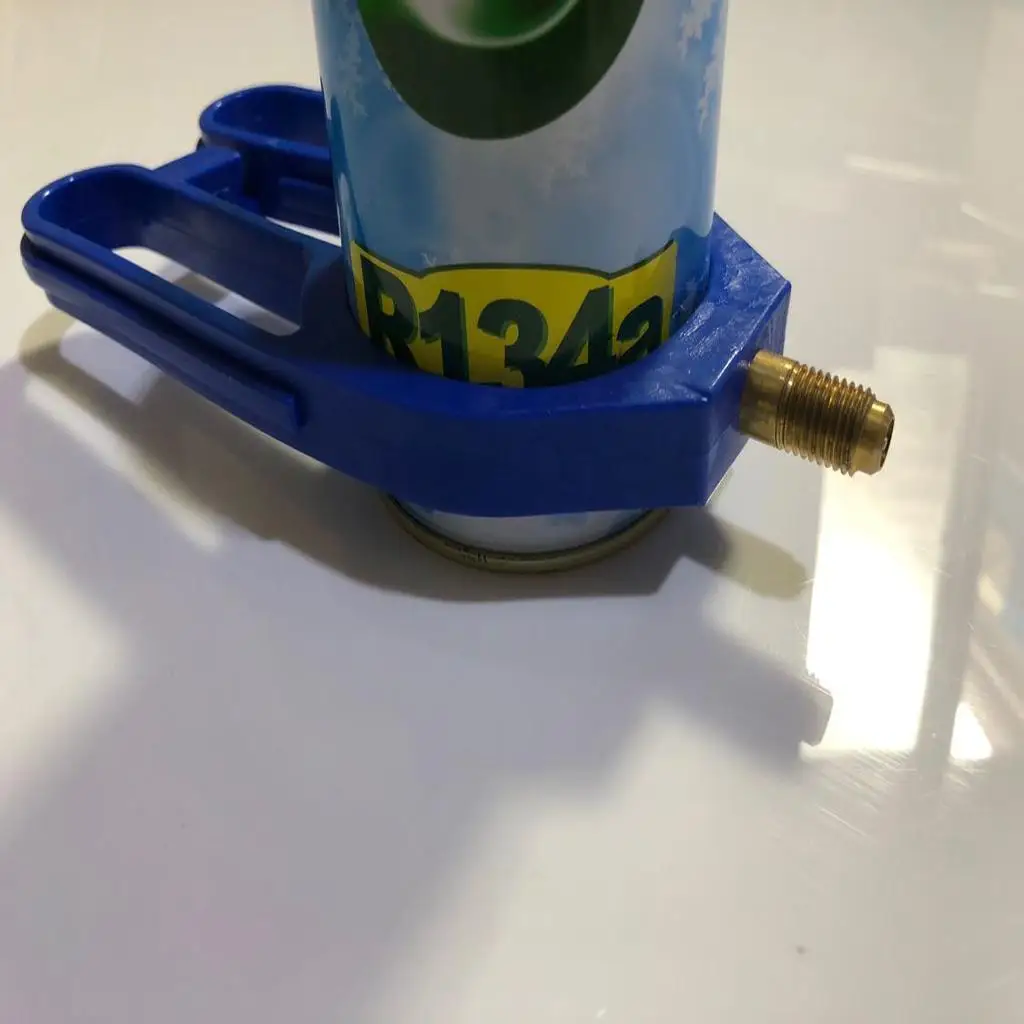 

Universal Car R134a Refrigerant Dispenser Can Bottle Tap Opener 1/4SAE