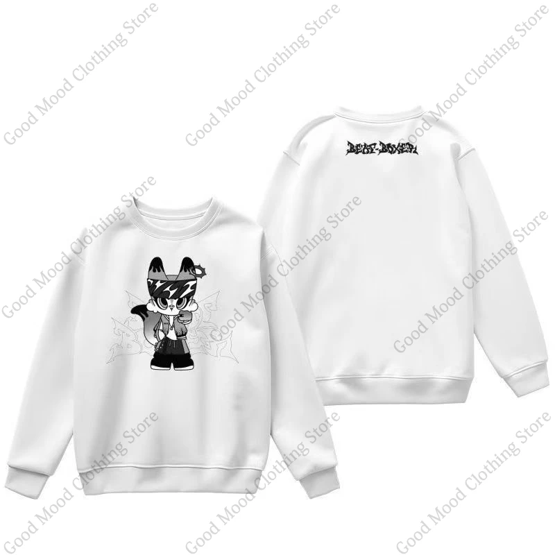 NEXZ Beat Boxer Hoodies Kpop Fashion FOX2Y Cartoon Letter Print Hoodie High Quality Thick Pullovers Kpop Fashion Warm Sweatshirt
