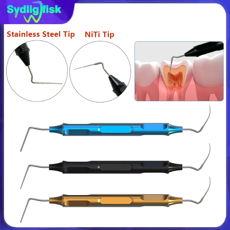

3Pcs Dental Vertical Plugger Gutta Percha Oral Root Canal Vertical Filler Endodontic Hand Plugger Presser Device Dentistry Tools