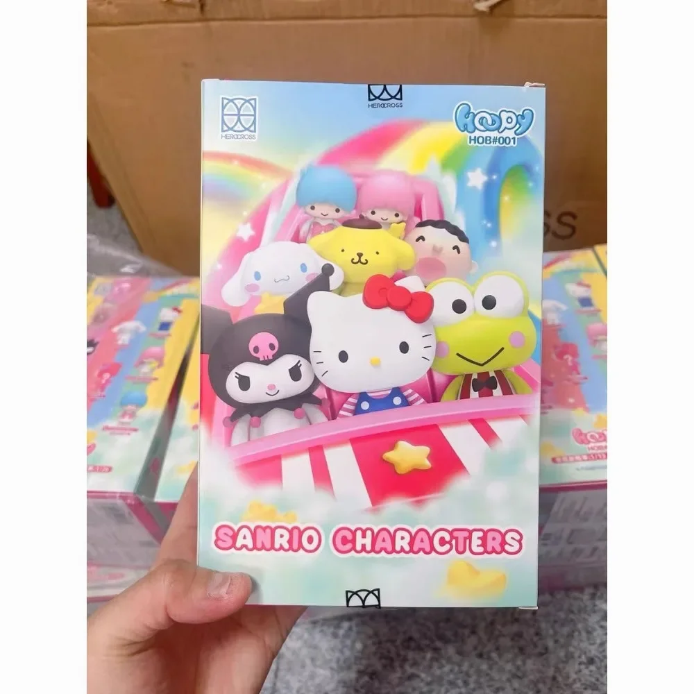 

Подлинная новая коллекция подвижных фигурок для семейного партнера Sanrio, коллекционные украшения для хобби, игрушки, детские подарки