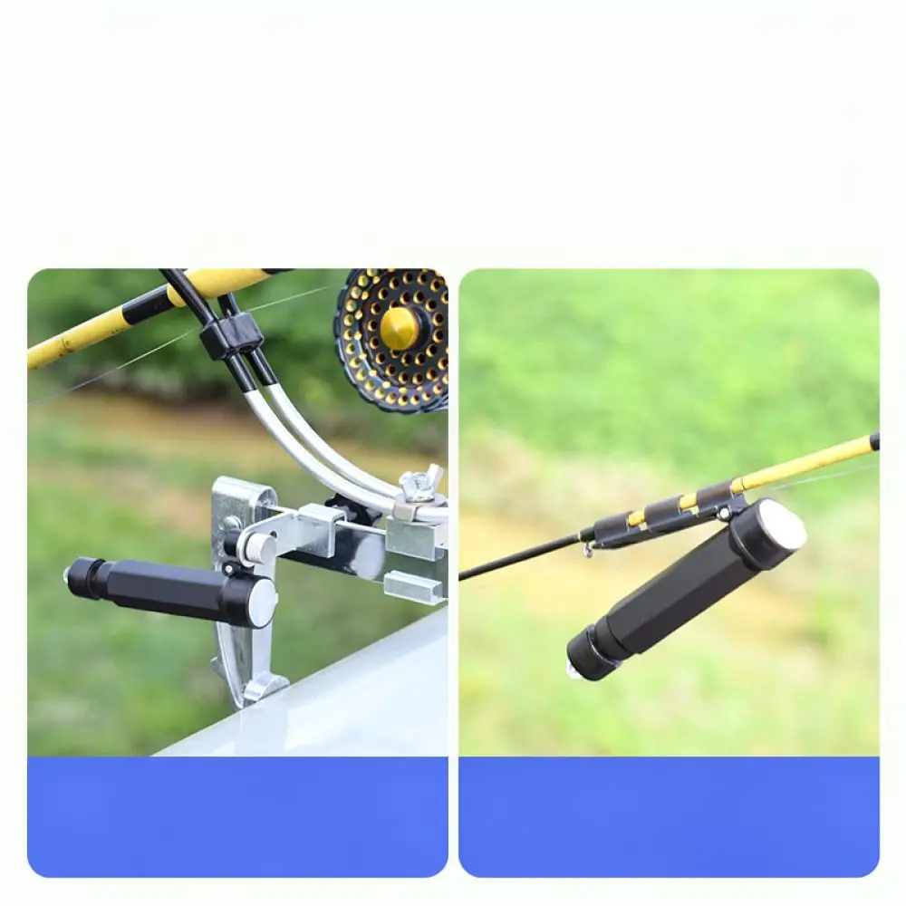 USB Rechargeable Blue LED Fishing Tip Light Raft Bridge Accessory Night Vision Enhancement Portable Angling Equipment