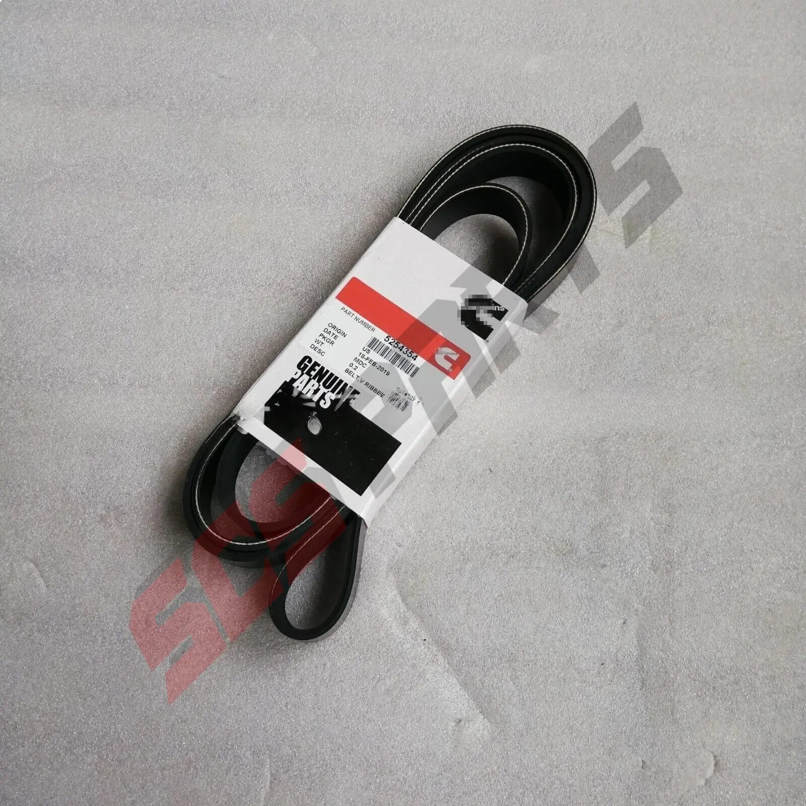 

5254354 Ребристый ремень 8PK2609 V подходит для дизельного двигателя Cummins