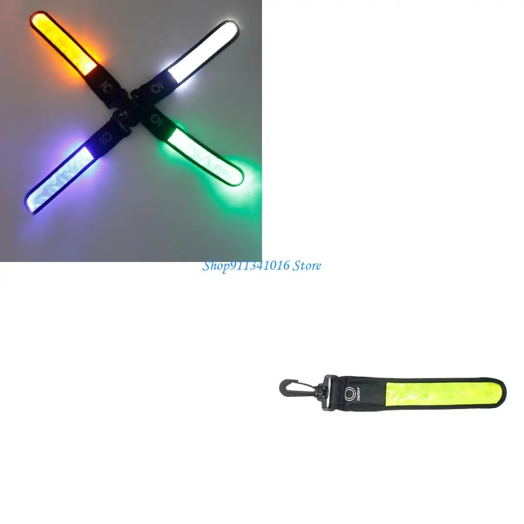 

Glowing PVC Ornament Enhances Night Visibilities LED Light Up Backpacks Hanging Pendant Strap for Outdoor Activity