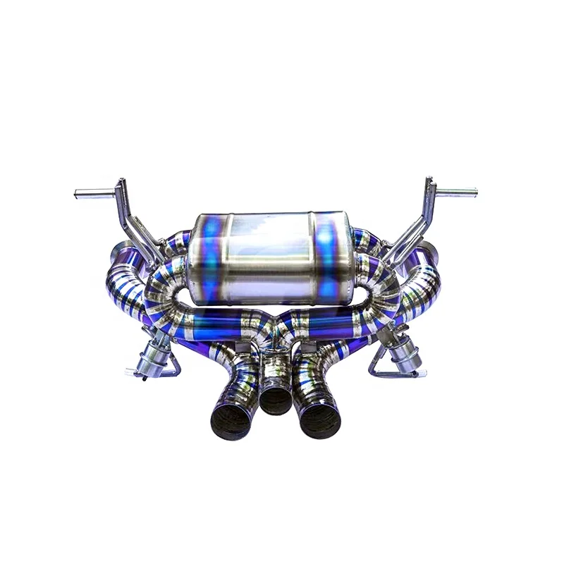 ING 2012 Aventador S LP700-4 LP740-4 LP750-4 SVJ 6,5 V12 Roadster Выпускной клапан Catback из титанового сплава с каталитической трубой ING 2012 Aventador S LP700-4 LP740-4 LP750-4 SVJ 6,5 V12 Roadster Выпускной клапан Catback из титанового сплава с каталитической трубой