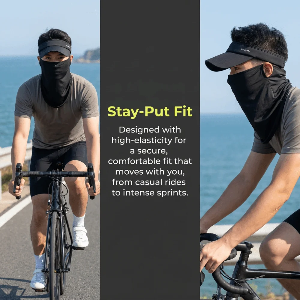 High Quality UV Protection Neck Wrap Cover Breathable Lightweight Face Cover Face Scarf Summer