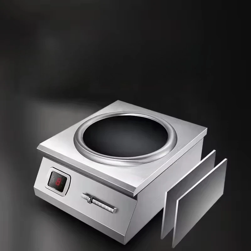 

8KW Concave Design of Commercial Single Burner Electromagnetic Plate Furnace