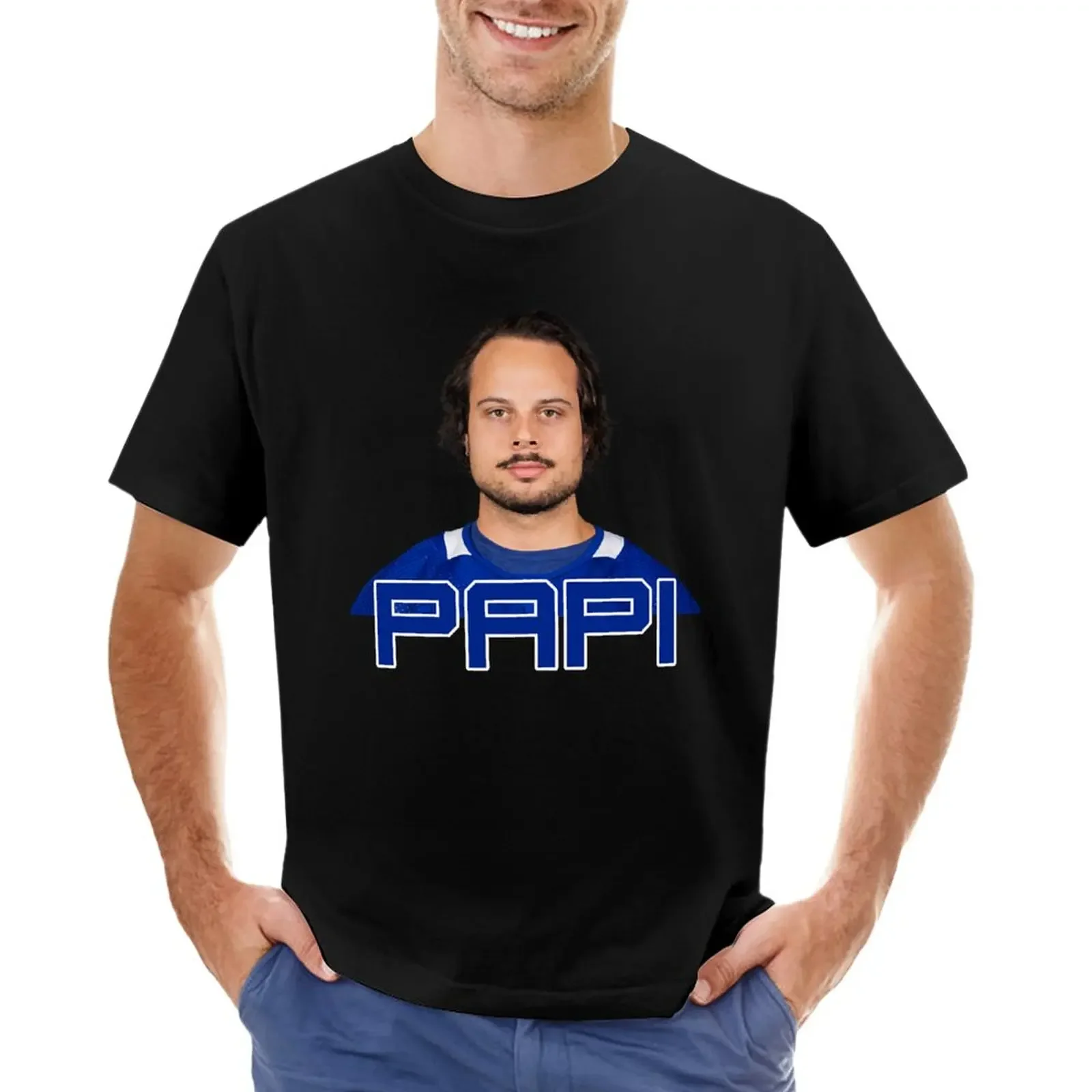 Auston Matthews Papi T-Shirt vintage clothes quick-drying new edition summer clothes men t shirts