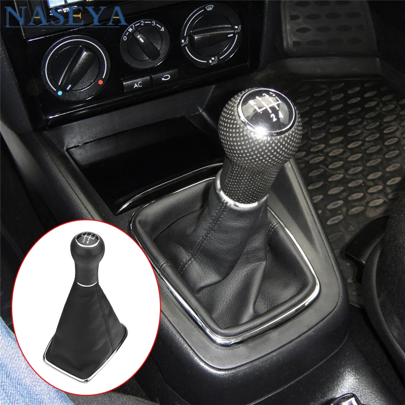 5 Speed For 1999-2004 Volkswagen Jetta 1999-2005 For Volkswagen Golf 4 Frame Gear Shift Knob Lever Shifter Gaiter Boot