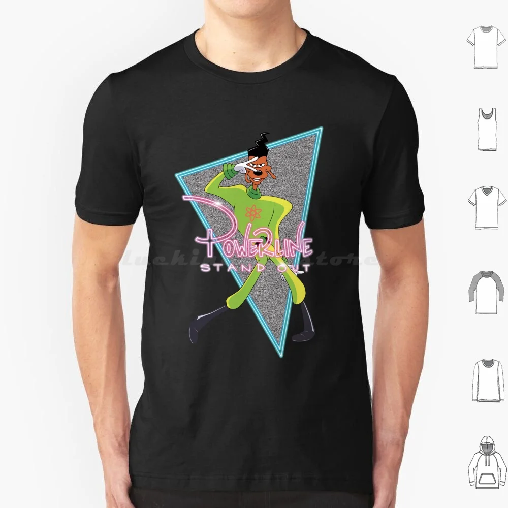 Stand Out T Shirt 6xl Cotton Cool Tee A Movie Stand Out I2i Neon Green Blue Pink 90s Retro Throwback Pop Icon Goof Troop Goof