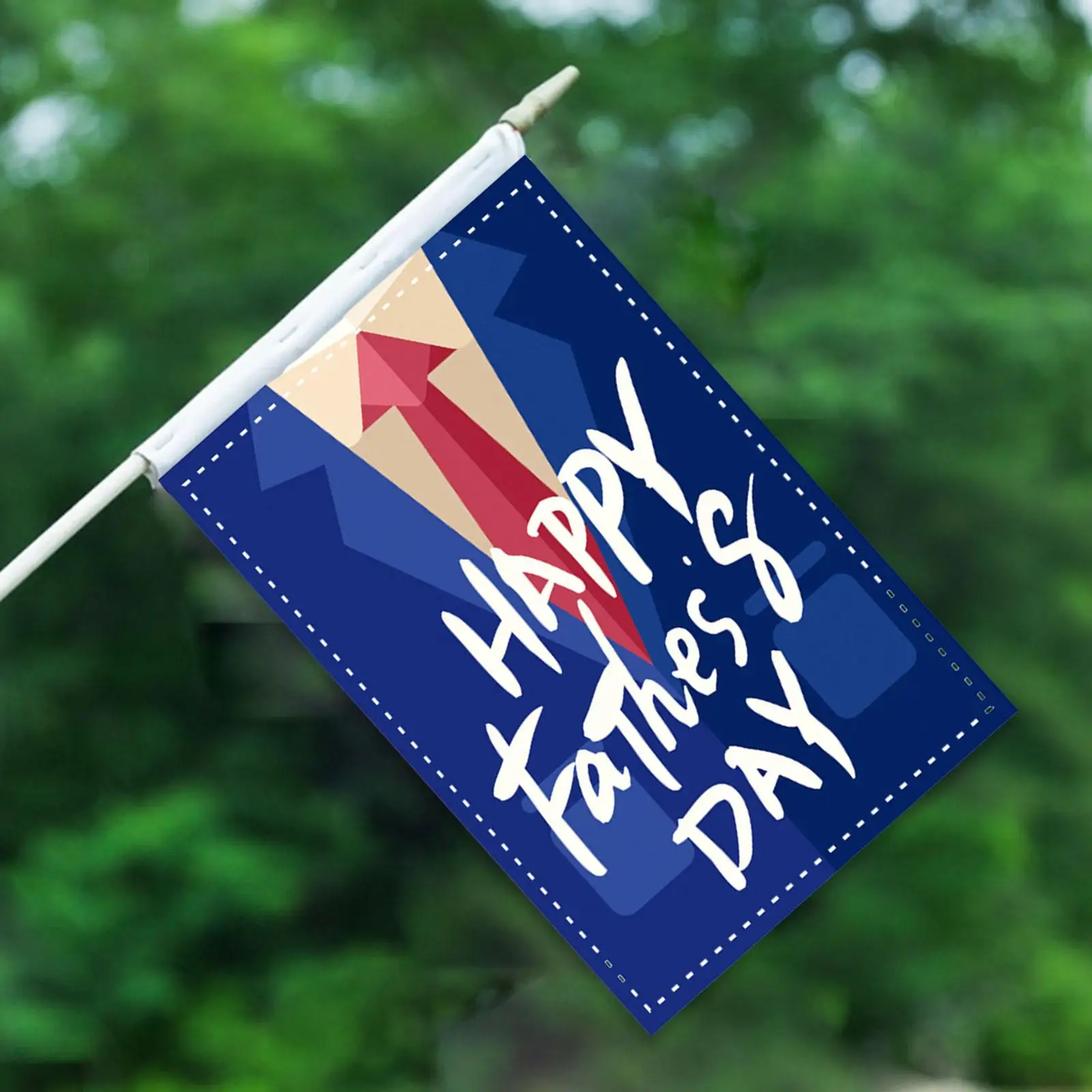 Happy Father's Day Garden Flag Banner Vertical Unique Father's Day Gifts Decorative for Daddy Papa Grandpa Yard Party Supplies