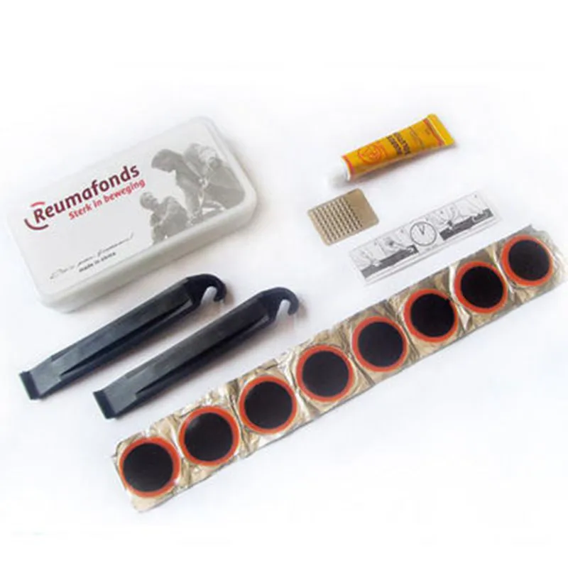 Bicycle tire patch/tire repair tool set general accessories